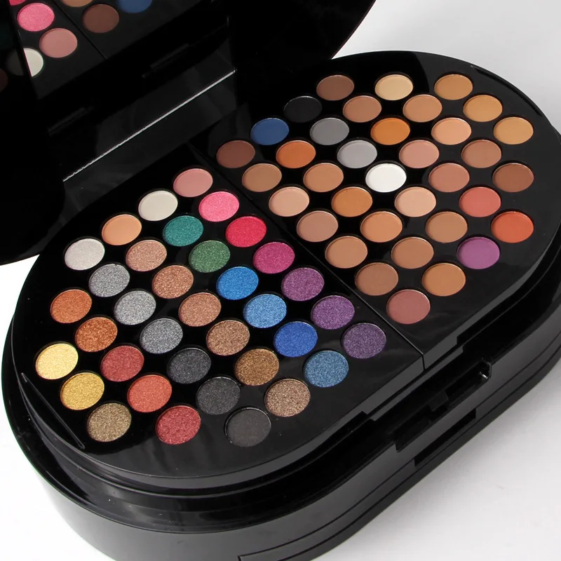 

Miss Rose 130 Color Matte Eye Shadow Palette Glitter Waterproof Shimmer Eyeshadow Brighten Long Lasting Luminous Makeup Natural
