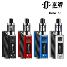 Original JINGPU Electronic Cigarette Box Mod 80W with Built in 1500mAh Battery 9 1inch Screen Tank