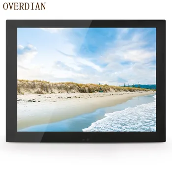 

12"Display/Monitor High Resolution VGA/USB/HDMI Interface Metal Shell Fixed Ear Installation Resistive Touch Screen Lcd Monitor