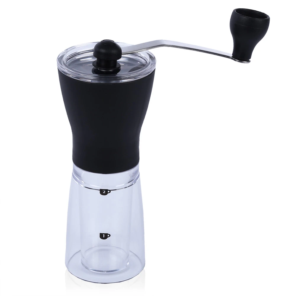 Slim Ceramic Burr Hand Crank Manual Coffee Grinder Non toxic Mill with Durable Heavy Duty