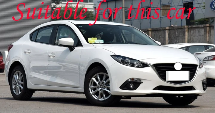 Для Mazda 3 M3 Axela Sedan пластик Наружный козырек вентиляционные Шторы окно Защита от солнца и дождя дефлектор