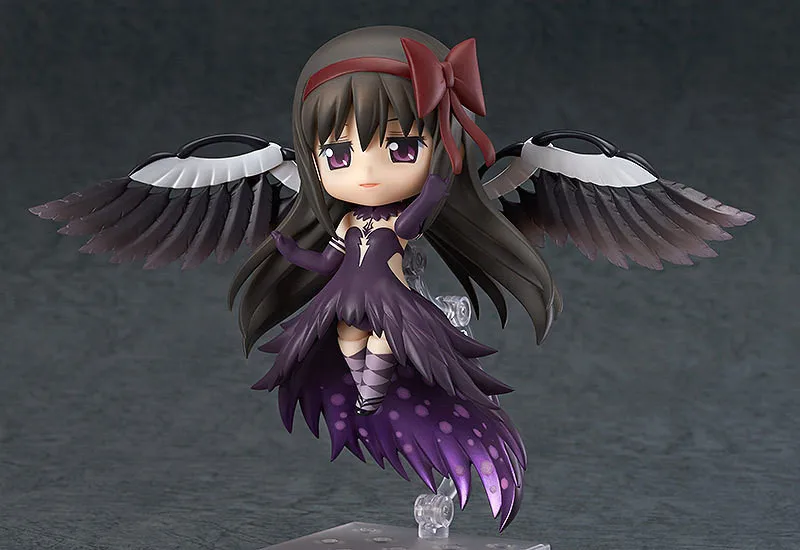 Новая Горячая 10 см Q версия Puella Magi Madoka Magica Akemi Homura подвижная фигурка игрушки коллекция Рождественская игрушка кукла с коробкой