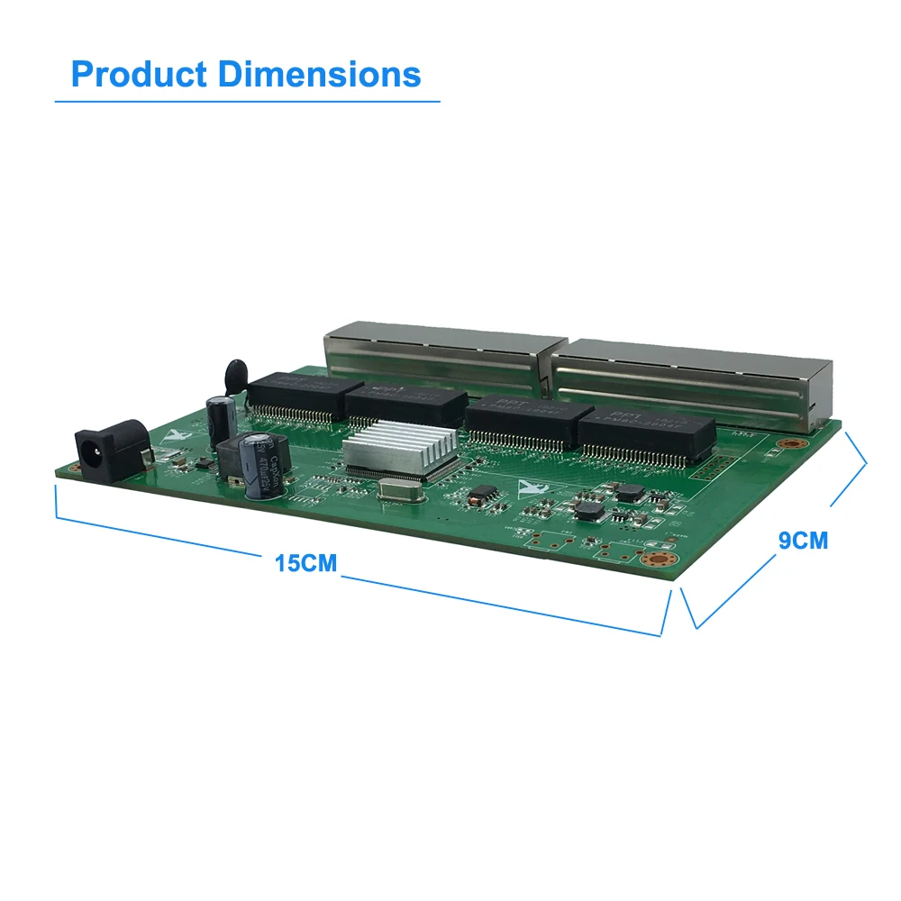 GPON EPON решение поставщика 8 Порт гигабитный веб управляемый обратное POE Питание переключатель pcb Плата Поддержка VLAN IGMP