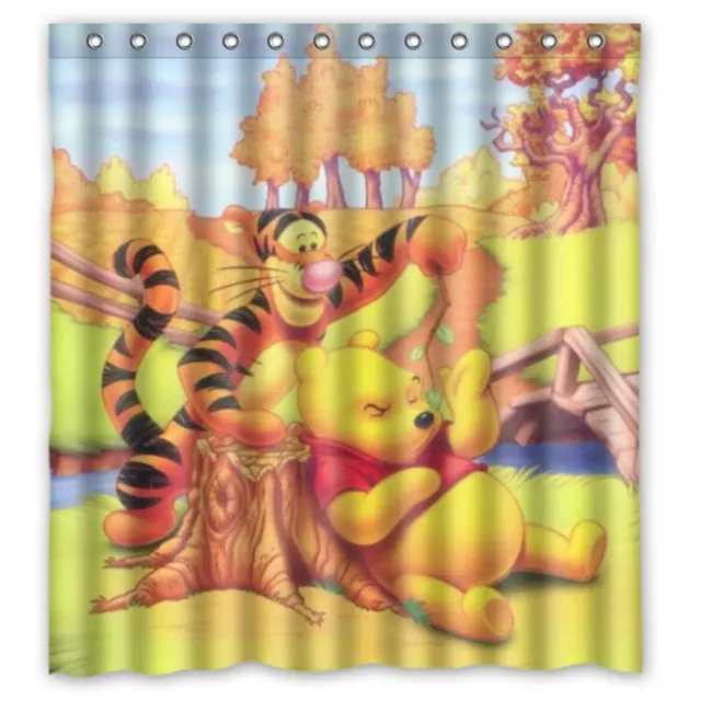 Badkamer Douche Gordijnen Winnie de Pooh en Tigger 180x180 cm ... Badkamer Douche Gordijnen Winnie de Pooh en Tigger 180x180 cm ...
