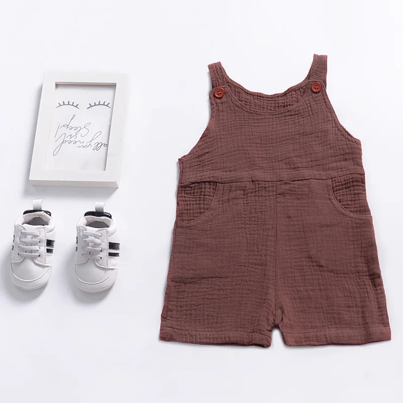 Baby Girl Boy Rompers Sunsuit Outfit Summer Sleeveless Baby Onesies Cotton Clothes Baby Rompertjes Katoen 0-3 3-6 18-24 Months Baby Girl Boy Rompers Sunsuit Outfit Summer Sleeveless Baby Onesies Cotton Clothes Baby Rompertjes Katoen 0-3 3-6 18-24 Months