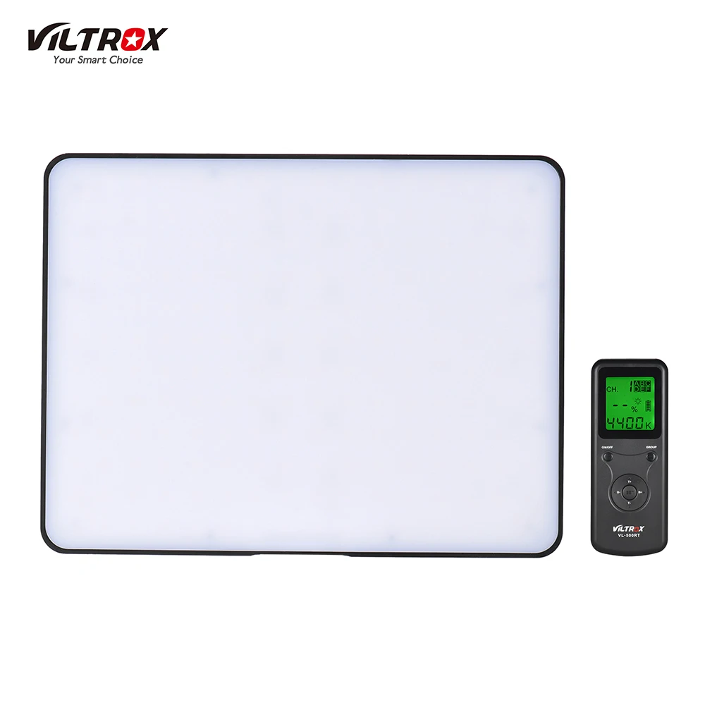 

Viltrox VL-200T Wireless Control Bi-color Dimmable LED Video Light Panel 3300K-5600K 192 Beads for Canon Nikon Sony DSLR Camera
