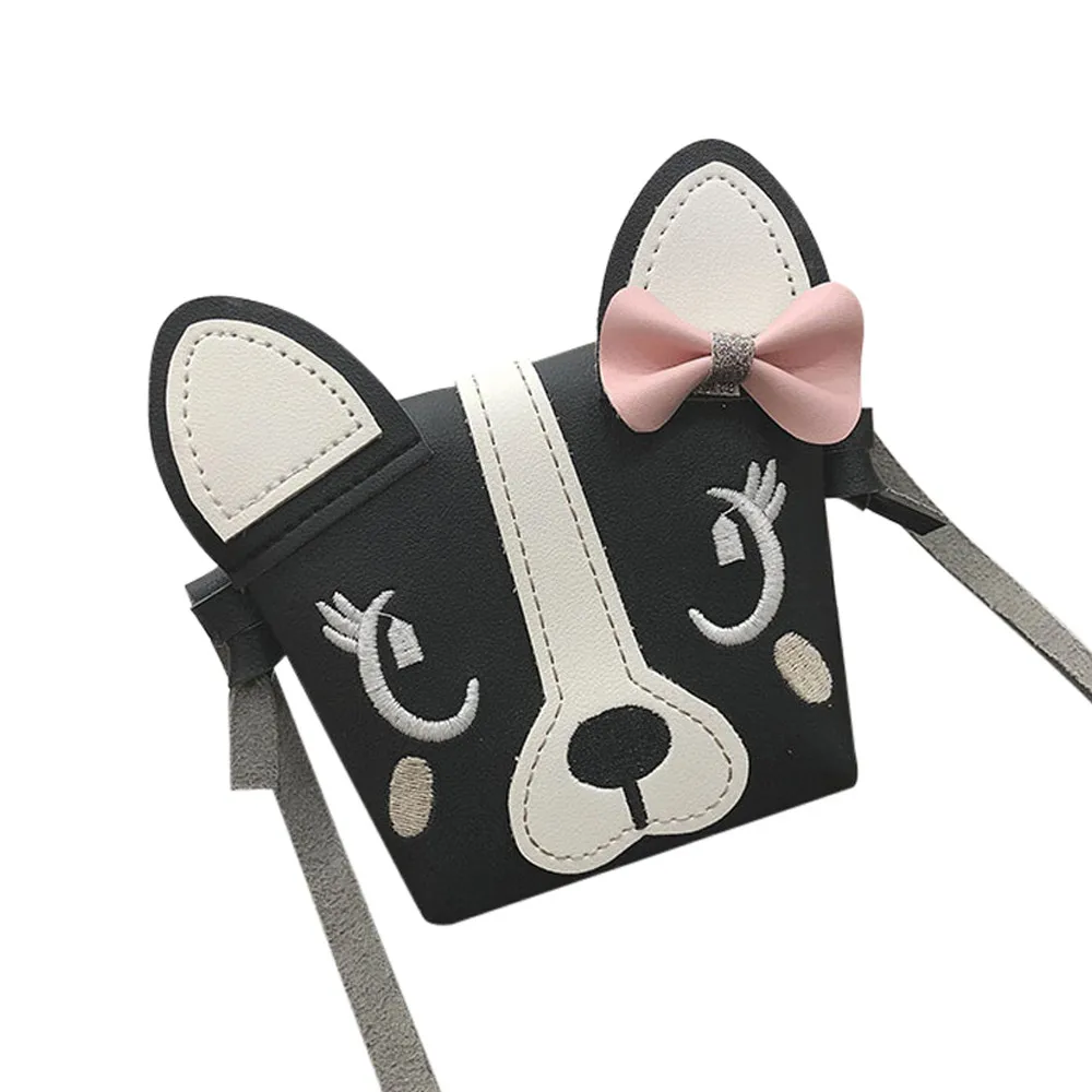 

Children Message Bag for Girl Cute Animal Bowknote Leather Handbag Shoulder Bag Mini Crossbody Bag Bolsa Feminina ##