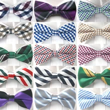 Проверка сетки галстук-бабочка в клетку предварительно завязанный смокинг галстук тканый Жених Свадебный Праздничный галстук-бабочка галстук распродажа