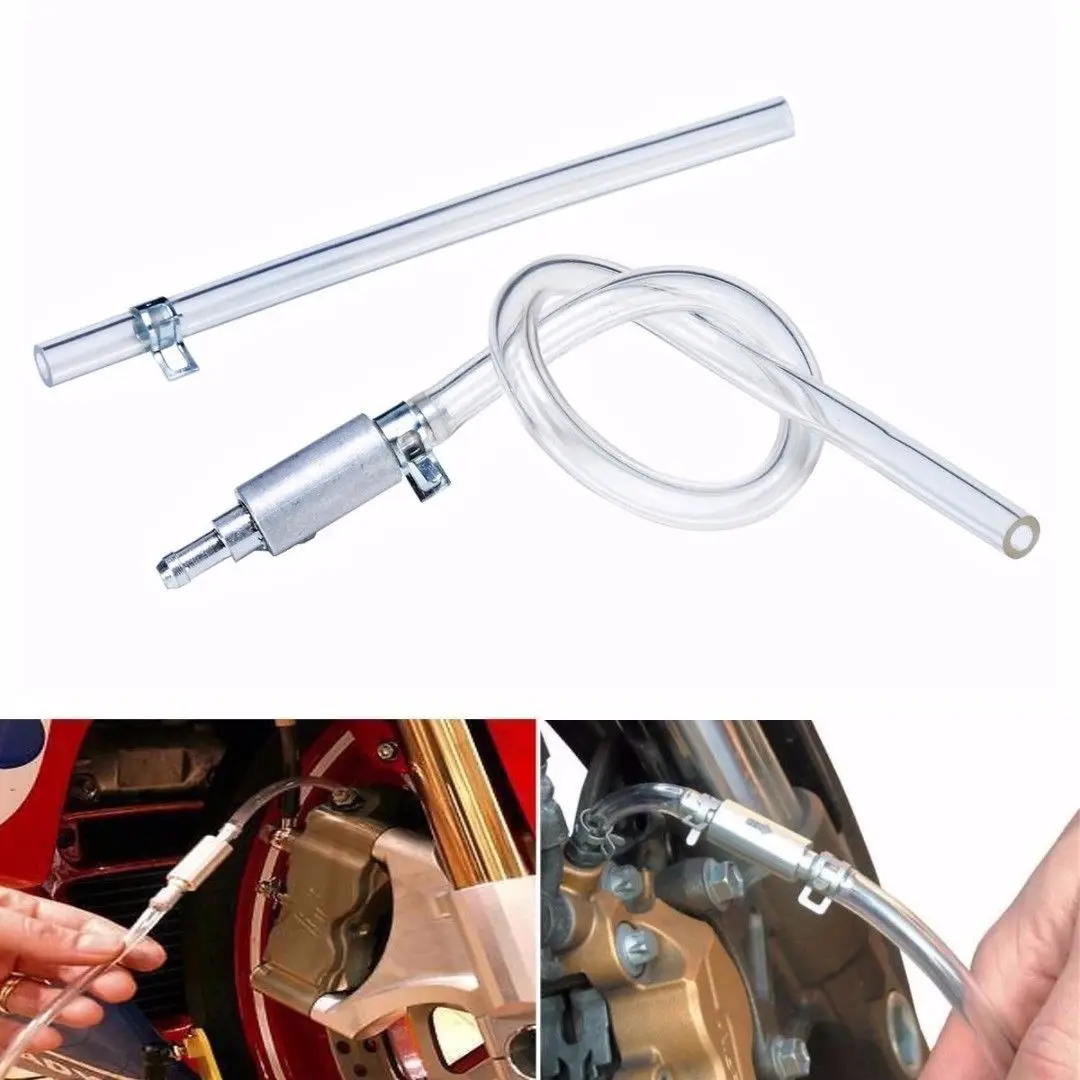 

Motorcycle Car Brake Clutch Bleeder Hose One Way Valve &Tube Bleeding Tool Kit Brake Bleeder Tool Kit