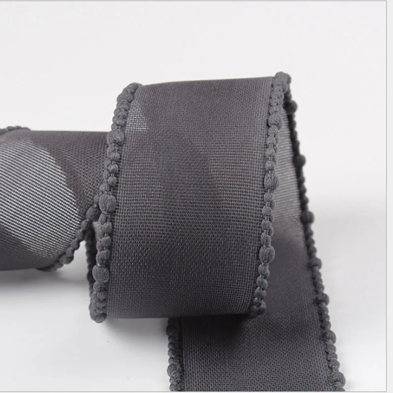 Сетка попкорн двойной губка ленты Высокое качество DIY ткани ручной 25 40 мм " 1-1/2 дюйма - Цвет: 0005