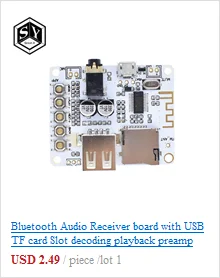 Bluetooth 4,2 TPA3110 30 Вт+ 30 Вт Цифровой стерео аудио Мощность модуль усилителя 12 V-24 V автомобиль для USB Динамик, Портативный Динамик