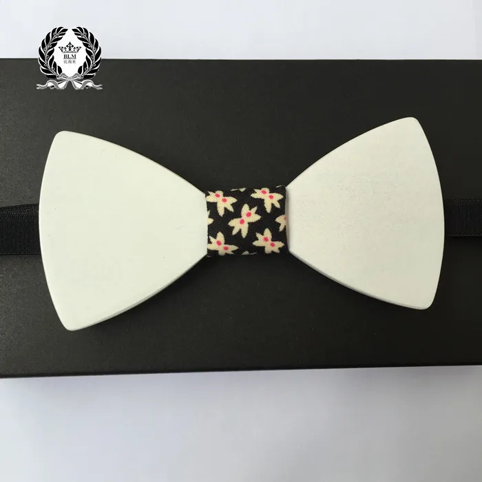 

new Fashion Personality Accessory Geometric Solid Hip Hop Good Wood Bow Tie For Men Butterfly Neck Tie bowtie