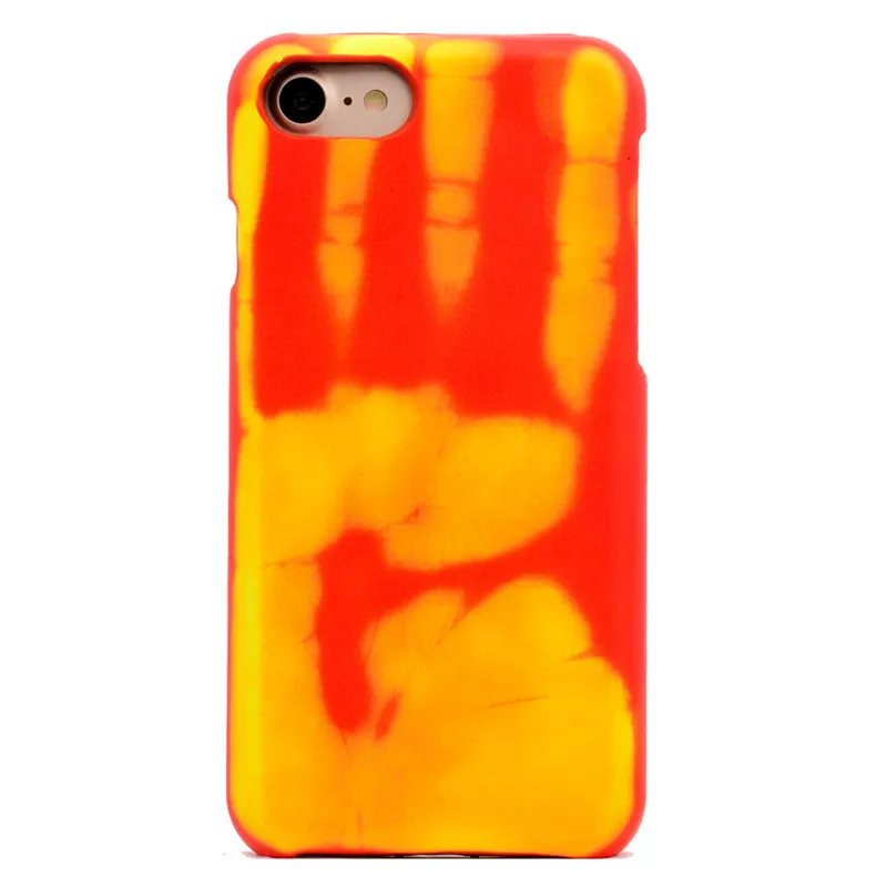 

Phone Case for iphone 7 Plus Temperature Color Change Thermal Sensor Phone Protective Cover for iPhone 7/for iPhone 6s Back Case