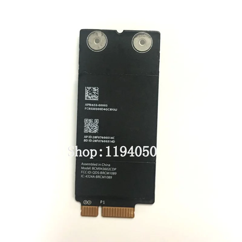 2015 A1418 A1419 Wi Fi 802.11ac и Bluetooth 4 0 Карта Аэропорта BCM943602CDP|wi-fi 802.11ac|wi-fi wi-fibluetooth wi-fi |