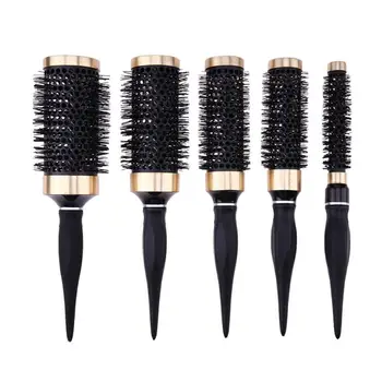 

Professional Hair Brush Comb Salon Round Hairbrush Curling Hair Comb Hairdressing Heat Resistant Hairbrushes Styling Accessories