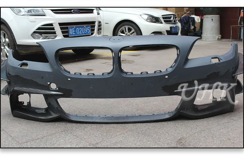 UHK 1 пара углеродного волокна Arpons Splitter угловой для BMW 5 серии F10 F18 M-tech аксессуары отражающая повернуть тело комплект