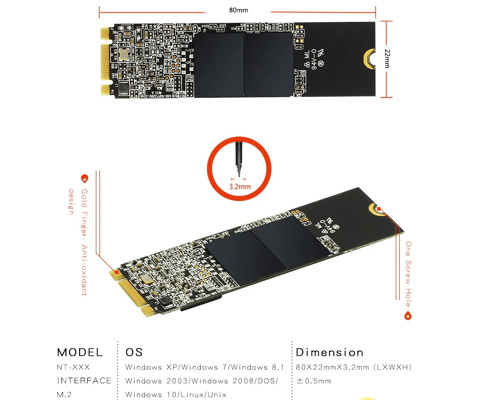 KingSpec m.2 ssd 120 ГБ 240 2242 SSD M2 SATA NGFF 250 ГБ 500 1 ТБ 2 ТБ hdd 2280 мм disco duro ssd для Тетрадь ПК