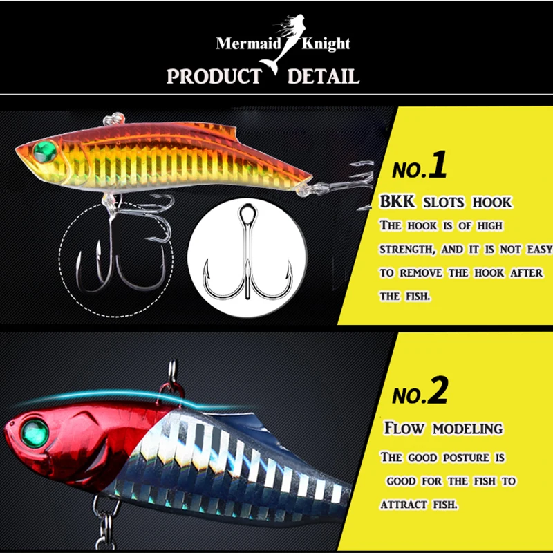 Приманки для рыбалки VIB CrankBait тонущие погремушки 90 мм/26 5 г басовый воблер ловля