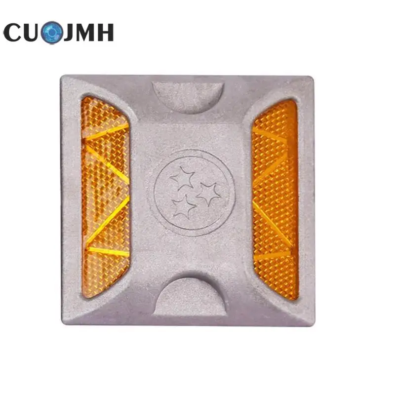 

1 Pcs Road Traffic Reflective Nailing Sub-board Reflective Spike Fixed And Durable Highway Road Reflectors 3 Colors Spike