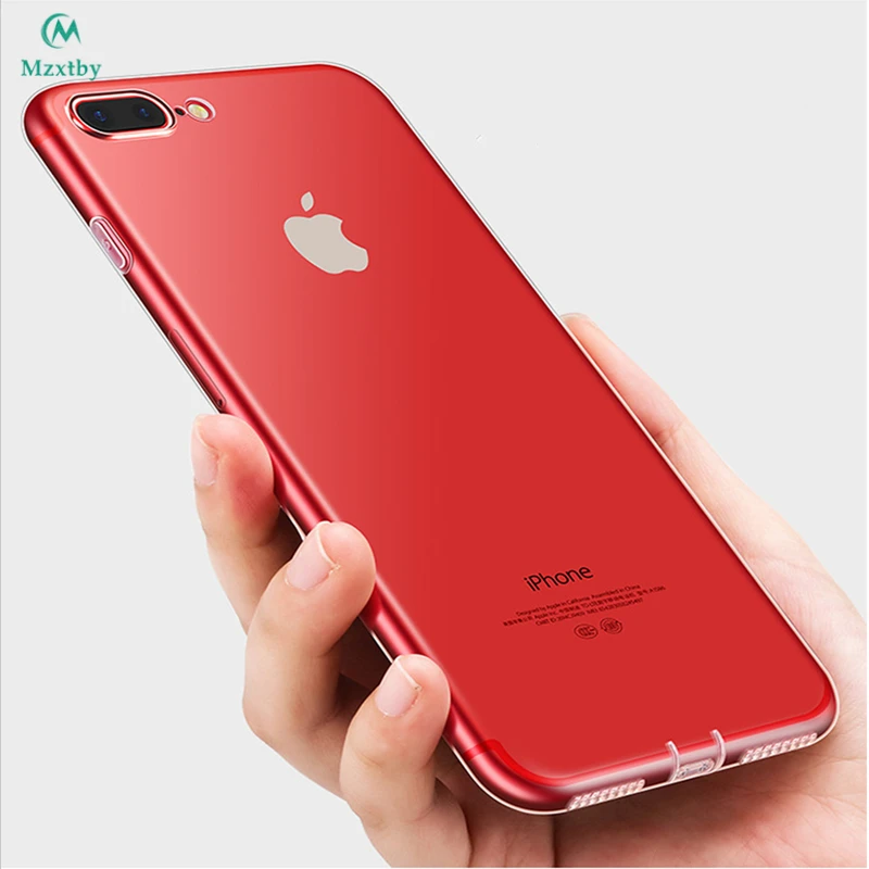 

Mzxtby Case Slim Clear Soft TPU Cover Support Wireless Charging for Apple iPhone X 7 8 Plus Xr Xs max Back Protector Case Cover