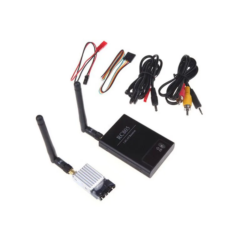 

5.8G FPV 200mW Image Transmission AV Audio Video Wireless Transmitter TX 5.8GHz Rx Receiver TS351 RC805 Kit for FPV Transmission