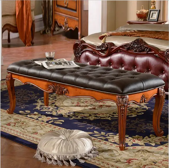 Special Offers high quality European modern bedroom furniture leather bed end chair o1199 Special Offers high quality European modern bedroom furniture leather bed end chair o1199