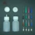 Mehndi Henna Tattoo JAC Bottle Painting 30ML,Henna Nozzle Applicator Drawing Bottle With Sealing Cap For Stencil Paste Cream Use