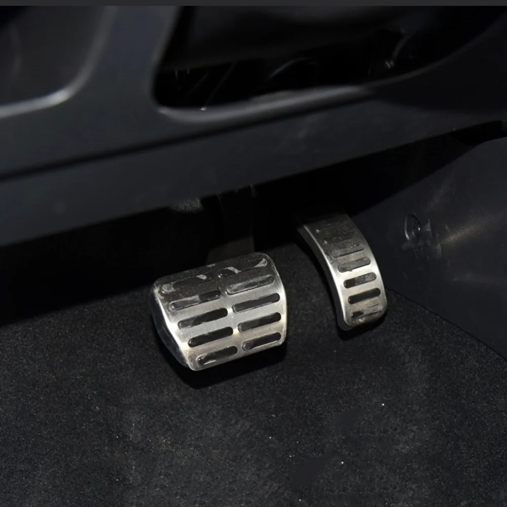 Car Styling Stainless Steel MT Pedal Pads 3pcs/set for VW Polo Jetta MK4 Bora Golf MK4 for Seat Ibiza 6K 6L 6J