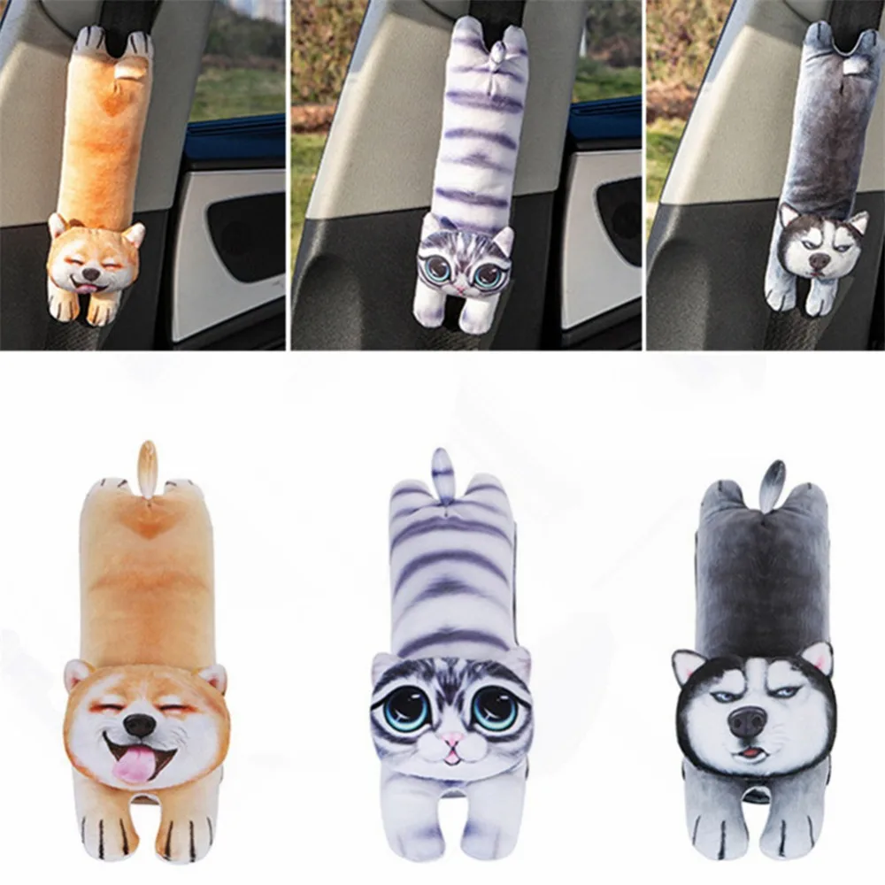 

2X Cartoon Car Shoulder Protector Auto Seat Belt Cover Shoulder Pad Car Styling Safety Belt Pillow Strap Harness Car Accessories