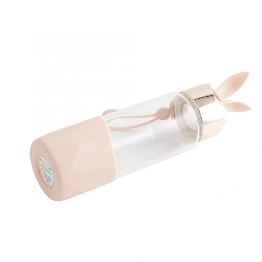 Water Bottle Camping Outdoor Sport Bottle 350ml Cute Cartoon Rabbit Glass Water Bottle Drinking Cup For Home Office