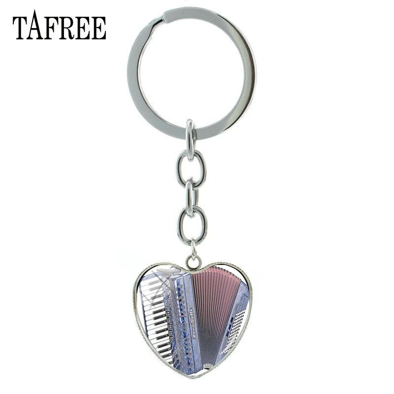 TAFREE Брелок с подвеской гармошкой новый модный уникальный брелок в форме сердца