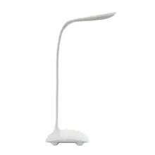 USB Перезаряжаемый сенсорный светодиодный настольный светильник для чтения(белый