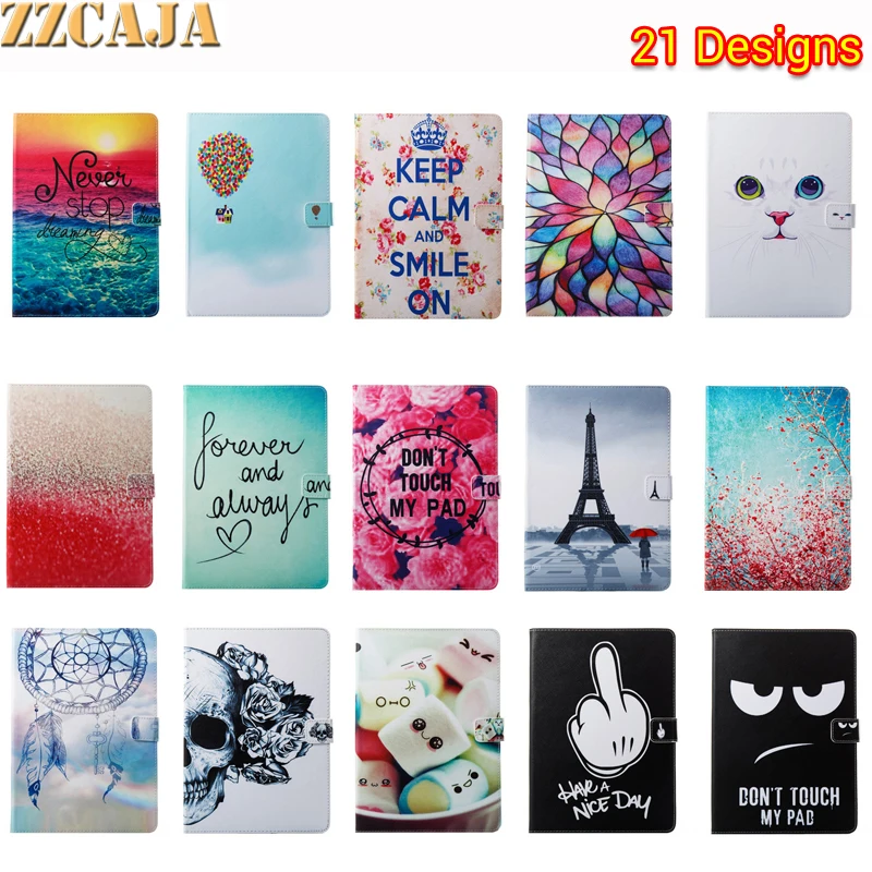 

For iPad Air (3rd Gen) 10.5" 2019 Tablet PC Case Stand Design Cover for iPad Air3 10.5 inch Printed Pictures Accessories Bag