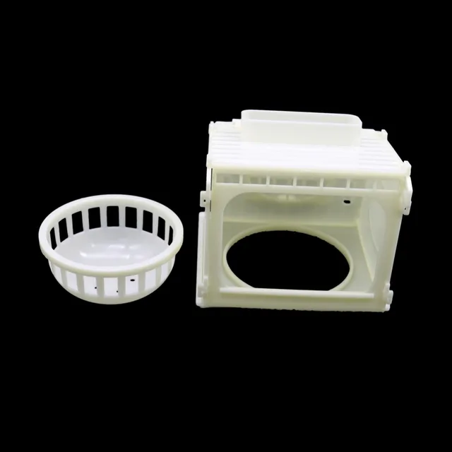 1 Pcs Bird Supplies Removable Bird Nest White High Quality Plastic Bird House Parrot Cage Pet Tool 5