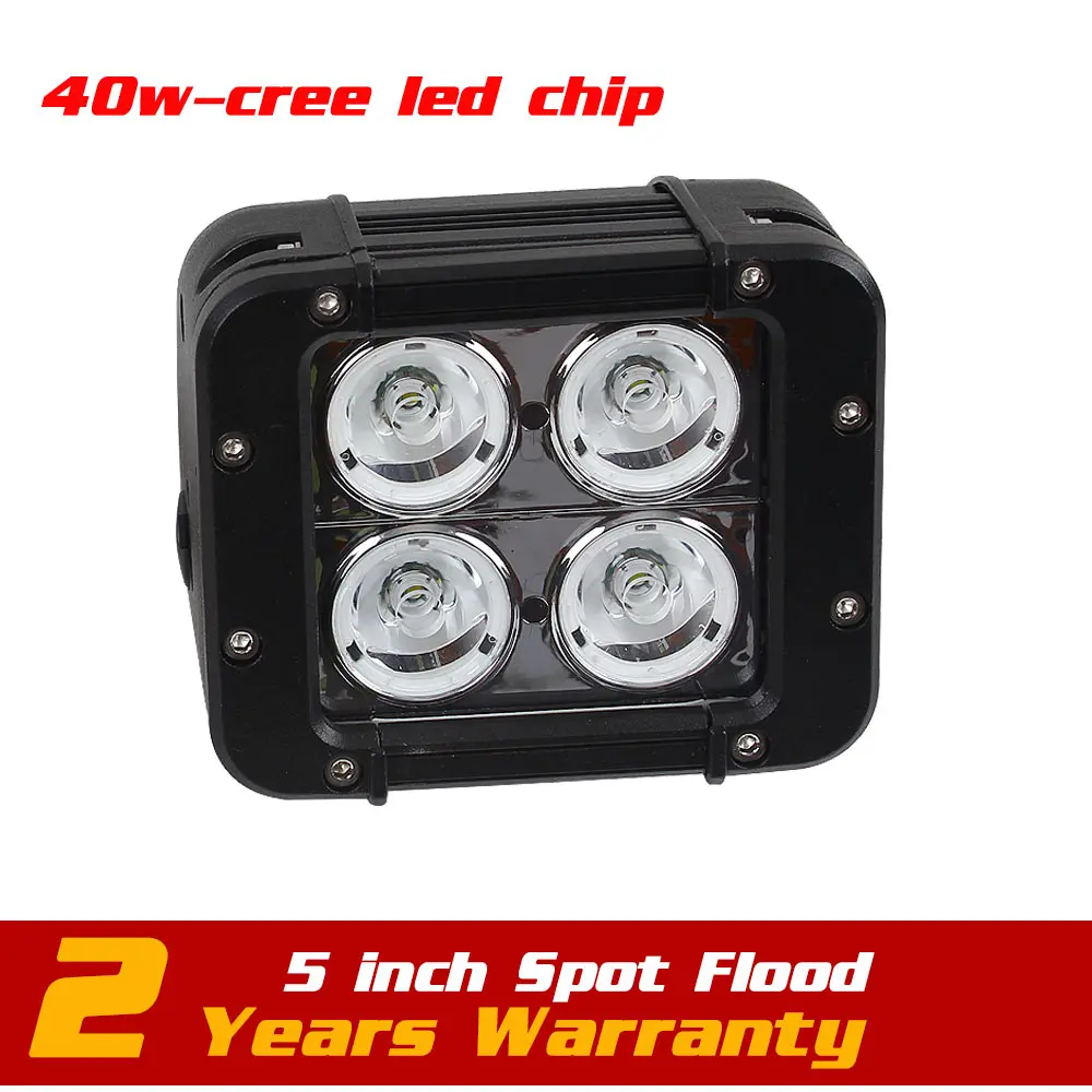 5inch 40W LED Work Light Bar for Truck Motorcycle ATV LED Offroad Light Bar 4X4 Fog Light LED Drive Light Seckill 27w 18w