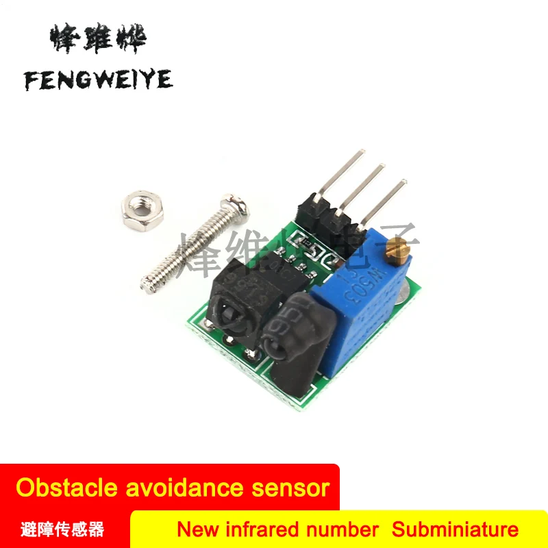 Panel new version of infrared digital obstacle avoidance sensor ultra small 3 100cm adjustable current 6ma