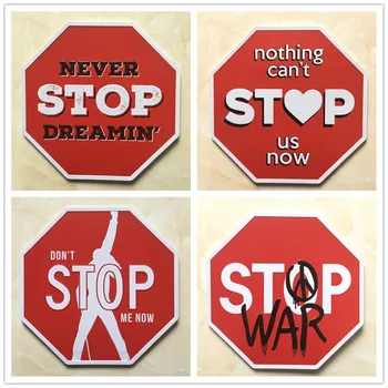 

Warning Sign Irregular Retro Plaque Metal Tin Signs Shop Gas Station Garage Decorative Signboard Vintage Plates 30*30CM E002