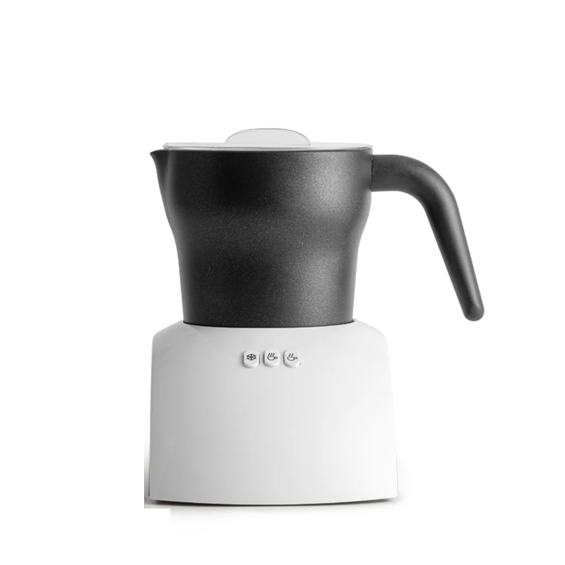 

Electric Milk Frother 220V Fully Automatic Milk Foamer Professional Espresso Coffee Latte Cappuccino Cold /Hot Foam Maker White