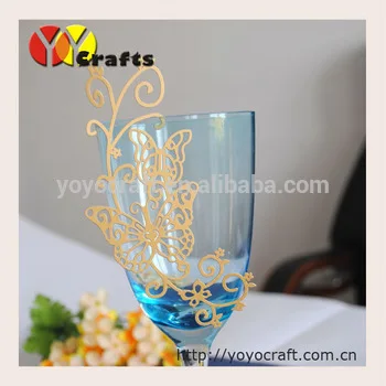 

dancing butterflies laser cut butterfly Eco-friendly paper wedding place card