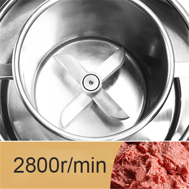 2200 Вт 0 5 3 кг коммерческий мясорубка для мяса свинины говядины рыбы 2800об/мин