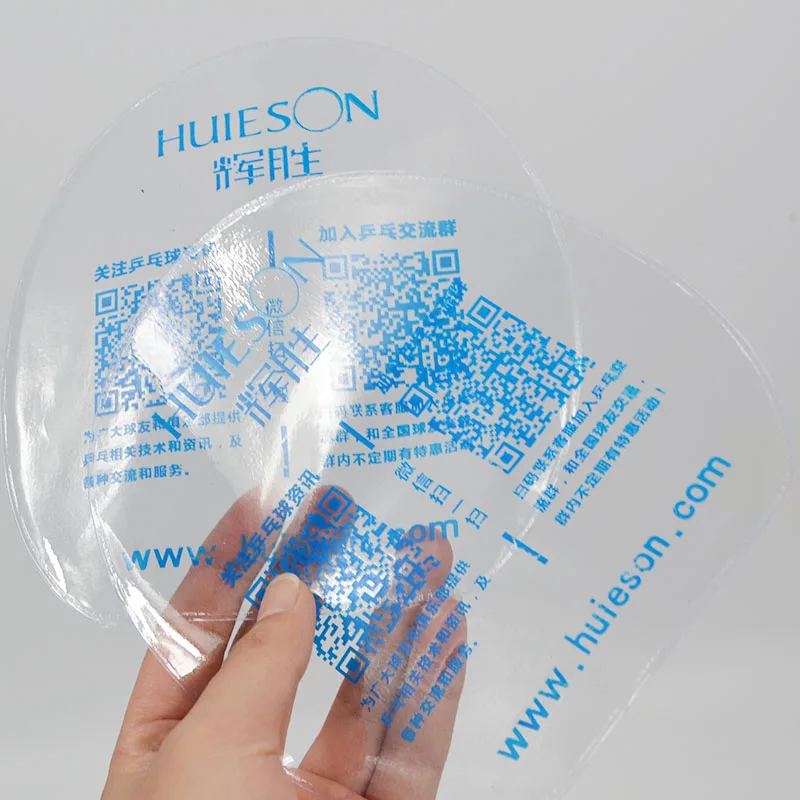 Huieson 2 Pieces Non-sticky Table Tennis Protective Film for Keeping Pimples-in Rubber Adhesive Table Tennis Accessories