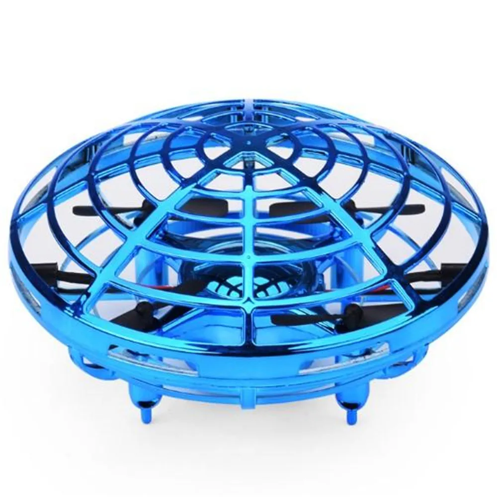 Mini Flying Helicopter UFO RC Drone Hand Sensing Aircraft Electronic Model Quadcopter flayaball Toys Small drohne For Children
