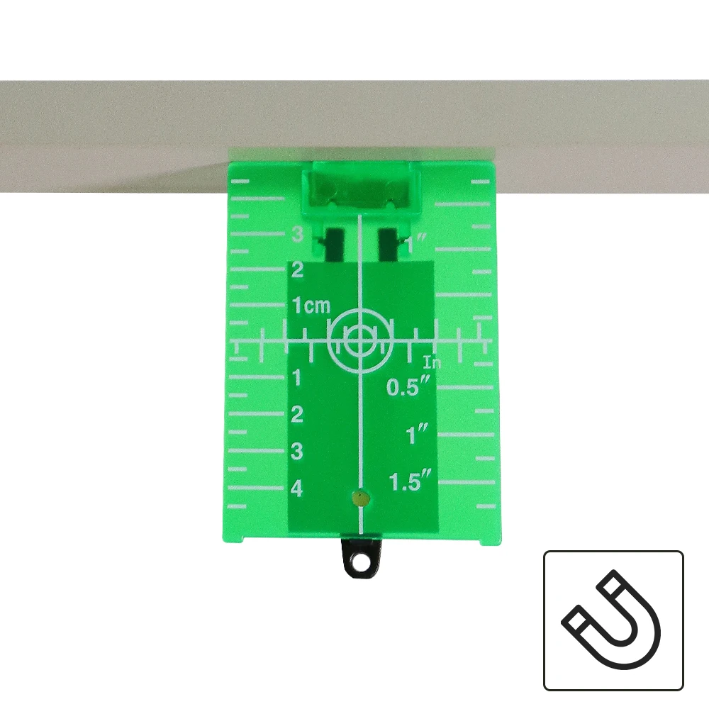 Huepar зеленая карта с подставкой для зеленого луча поперечные Лазерные уровни лазерное усиление может быть магнитным/висячим на