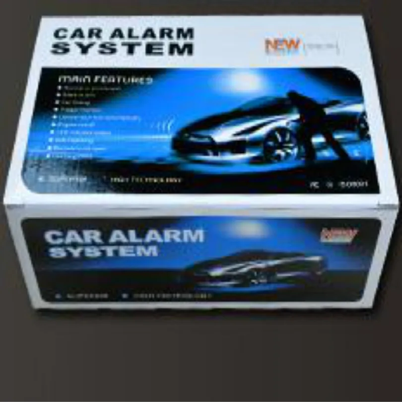 12 В Автомобильная сигнализация alarma Центральный замок для авто alarme de carro сигнализация авто с дистанционным управлением английские инструкции