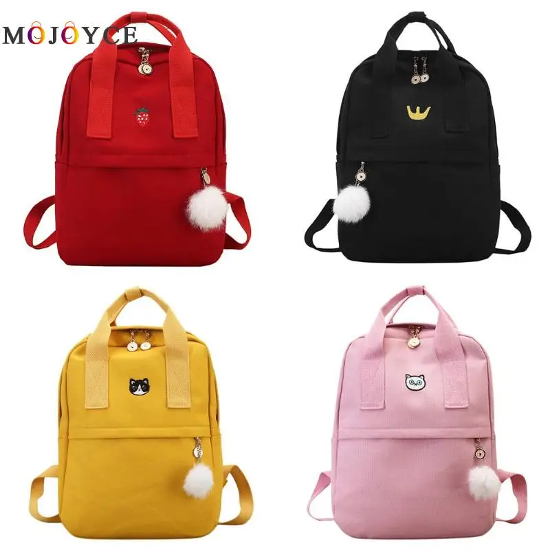 Mochila de lona de estilo Preppy para mujeres y niñas, Mochila escolar Casual para adolescentes, Mochila de estilo coreano, Mochila femenina