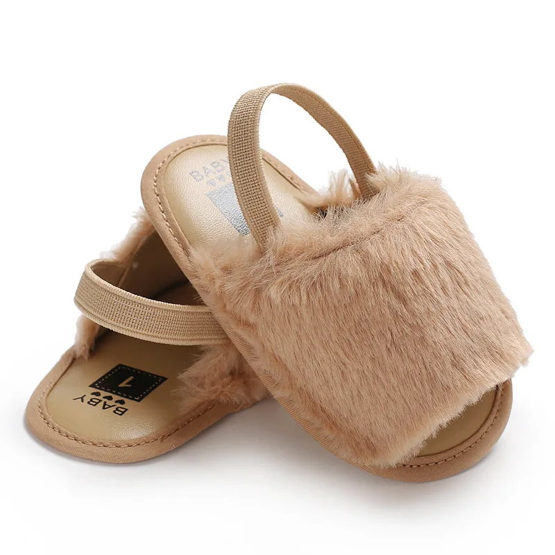 Baby Shoe Pure Color Toddler Shoes Baby Summer Soft Bottom Relaxation Flock Cloth  Shoes Baby Shoes Breathe First Walkers
