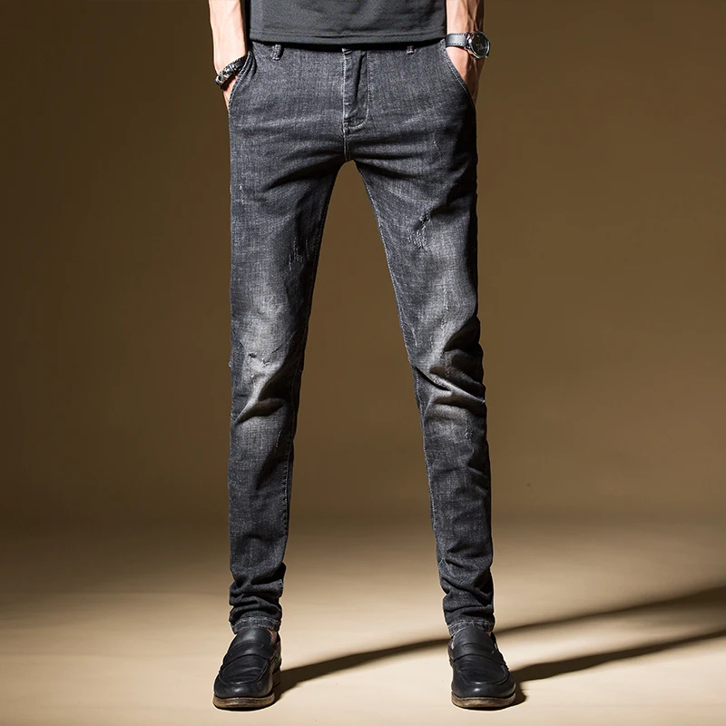 Buy Men Pants Classic Slim Fit Cotton Breathable