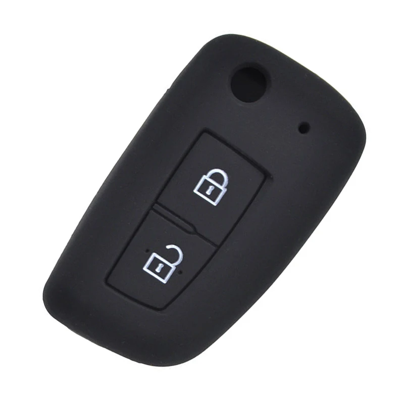 High Protective Silicone Key Case 2 Button Dedicated Car Key Cover For Nissan X-Trail Juke Qashqai Micra Pulsar