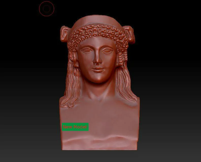 3D модель stl формат твердая вращения скульптура для станка с ЧПУ двухсторонняя