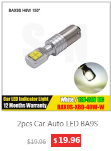 2 x H21W BAY9S светодиодный автомобиль 57SMD Габаритные огни номерного знака чтения хвост Купол Карта, сигнализирующий фонарь лампа Ледяной Синий и красный цвета Янтарный